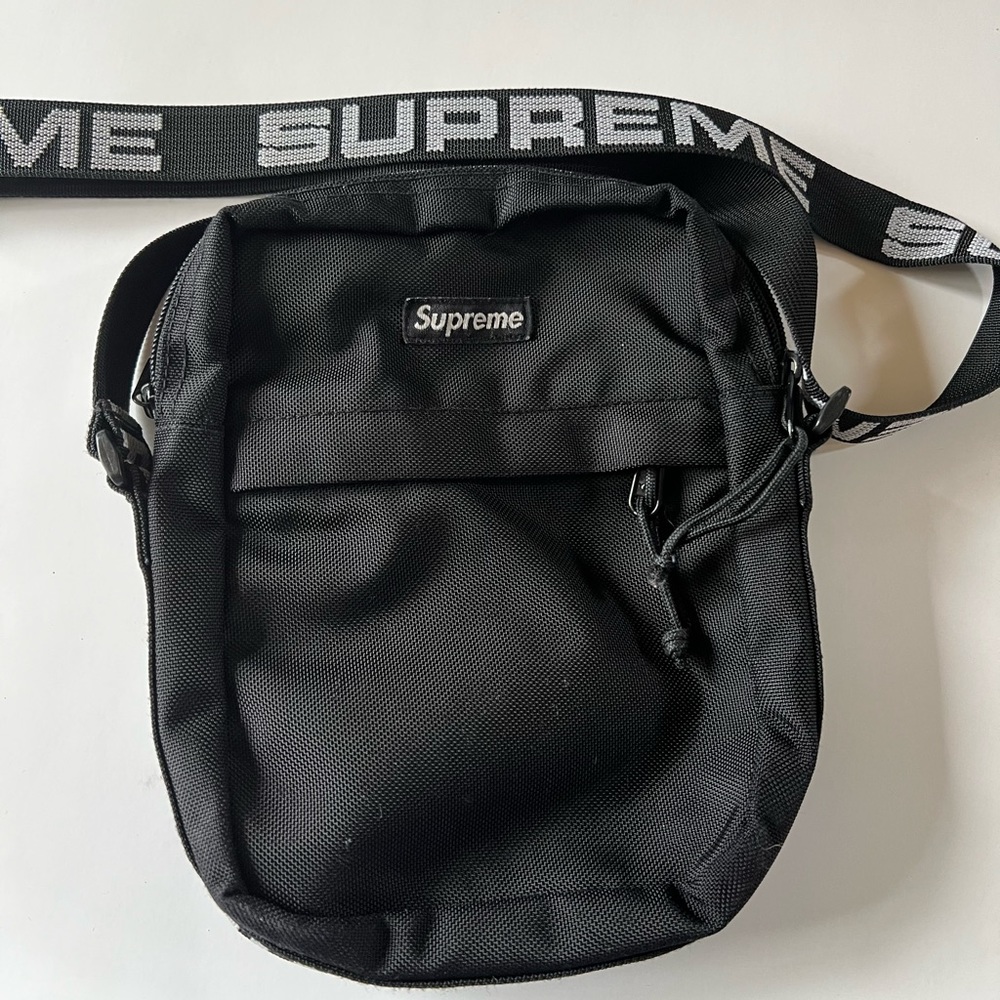 Supreme Black Shoulder Bag